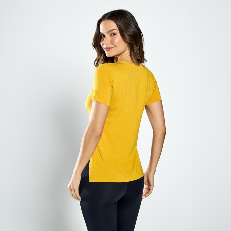 Blusa Fitness Live Mostarda