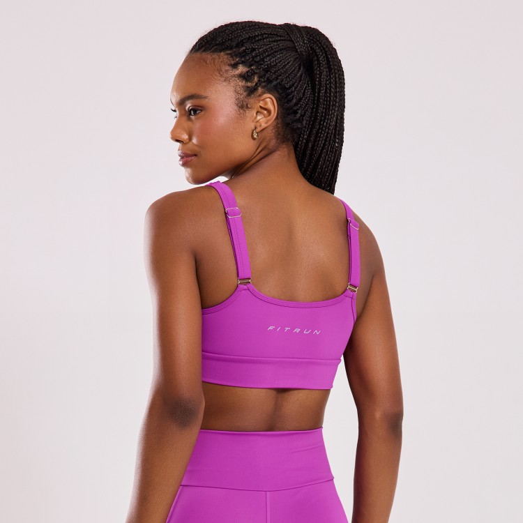 Top Fitness Poliamida Pace Violeta