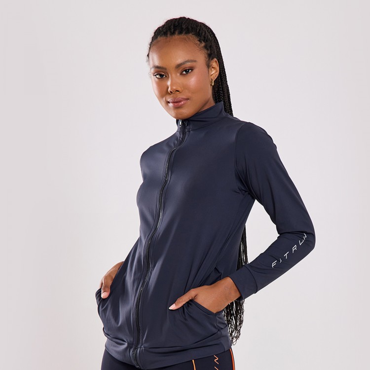 Casaco Fitness Sprint Preto