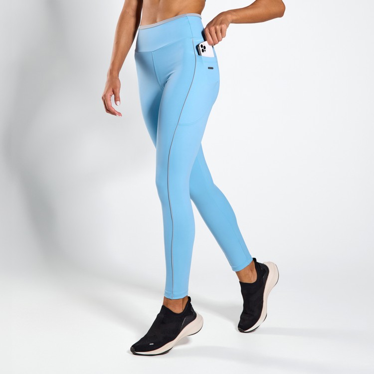 Calça Legging Poliamida Inspiração Azul Gelo