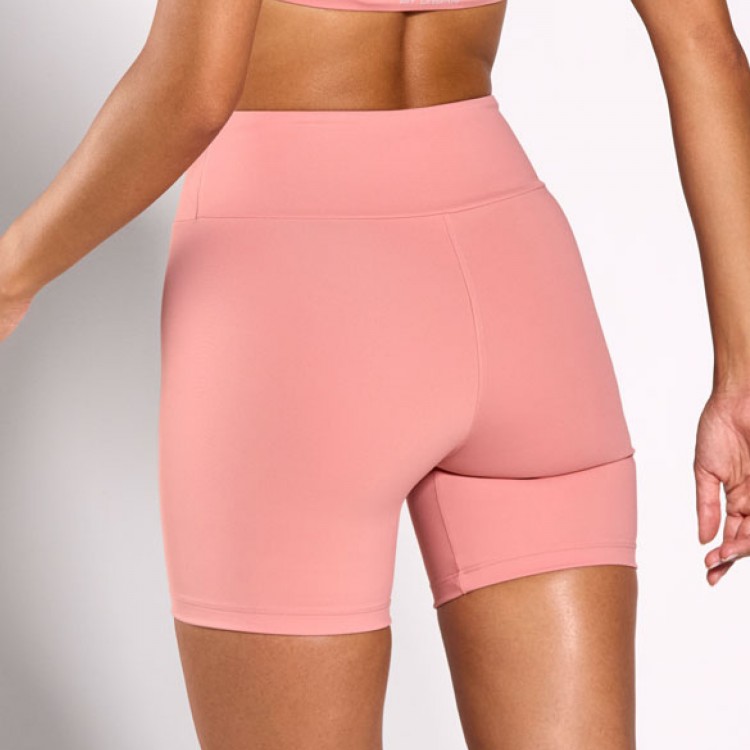 Short Fitness Poliamida Rosa Claro