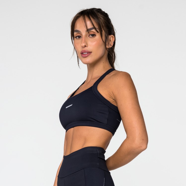 Top Poliamida Reflect Preto