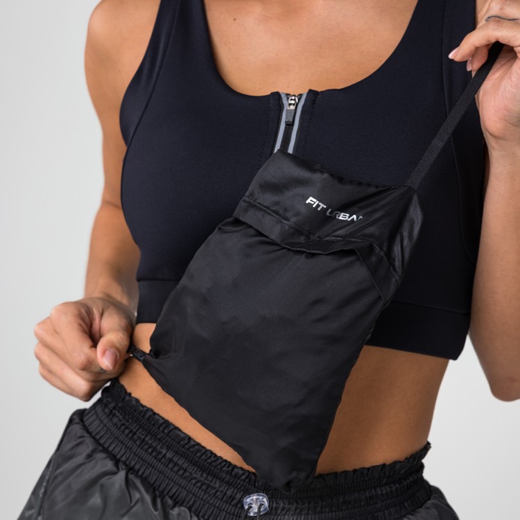 Corta Vento Nylon Shift Vira Bolsa Preto