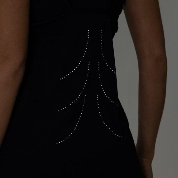 Regata Poliamida Dry Fit Reflect Nadador Preta