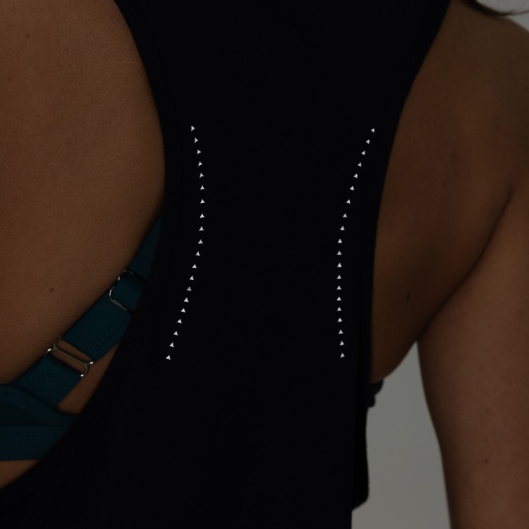 Regata Poliamida Dry Fit Velocity Cavada Preta