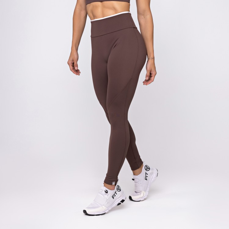 Calça Legging Poliamida Vitality Chocolate