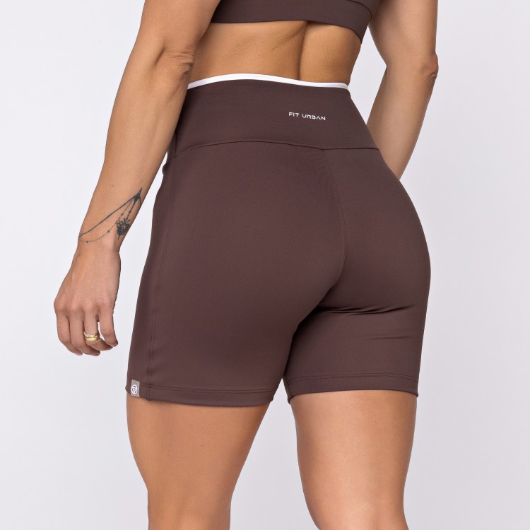 Short Poliamida Vitality Chocolate