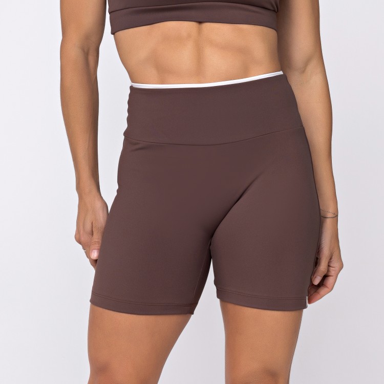 Short Poliamida Vitality Chocolate