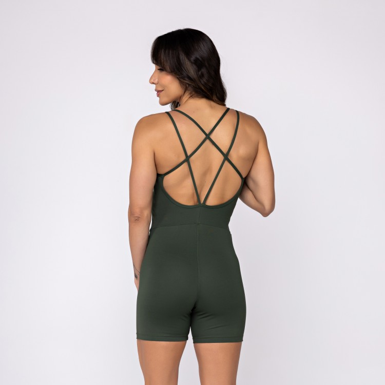 Macaquinho Poliamida Move Musgo