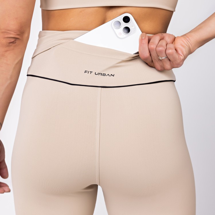 Calça Legging Poliamida Vision com Bolso Nude