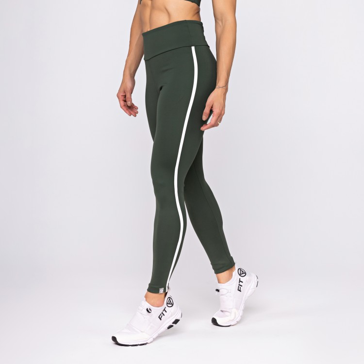 Calça Legging Poliamida Health com Bolso Musgo
