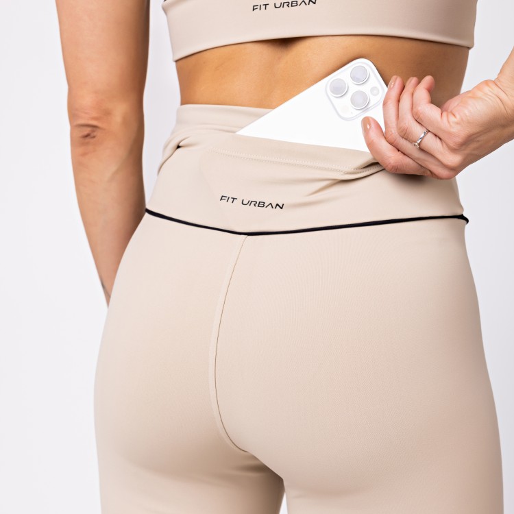 Short Poliamida Vision com Bolso Nude