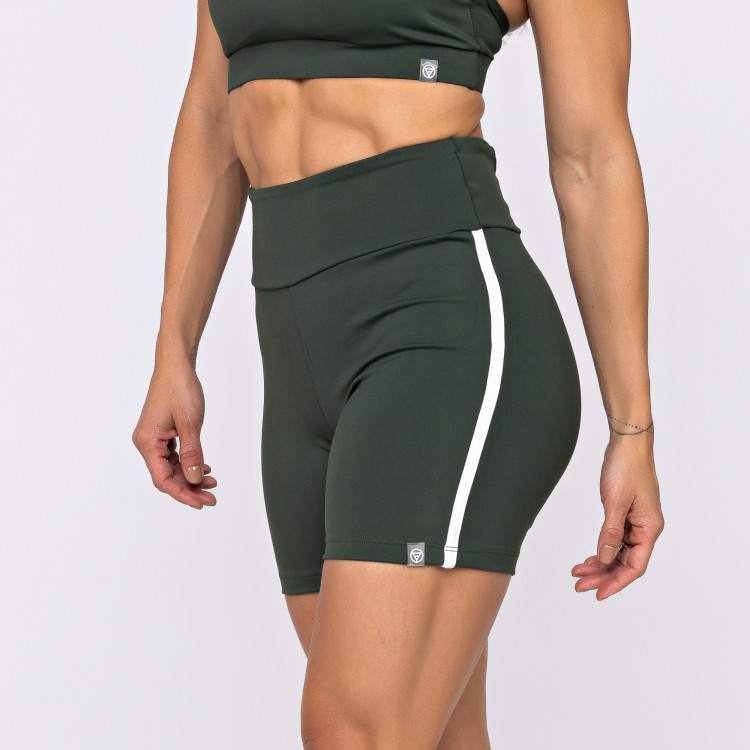 Short Poliamida Health com Bolso Musgo